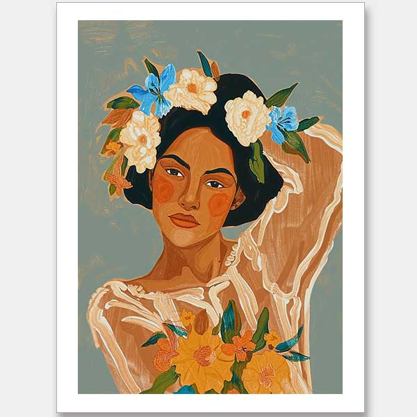 Senorita Unframed Art Print