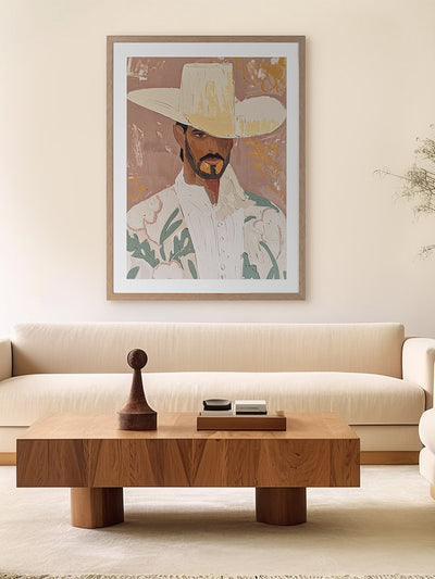 Caballero Framed Art Print | Lifestyle
