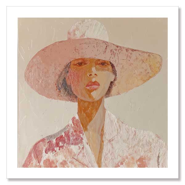 Fearless Cowgirl Unframed Art Print