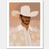 Cowboy Clay Unframed Art Print