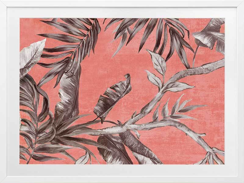 Book of Palms II Framed Art Print