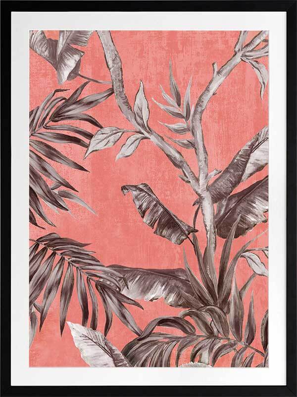 Book of Palms II Framed Art Print