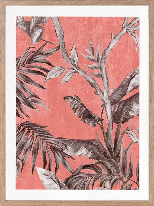 Book of Palms II Framed Art Print