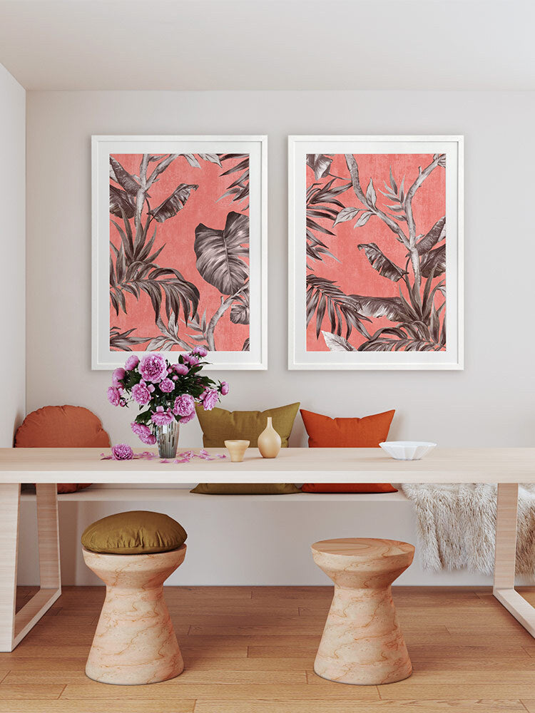 Book of Palms II Framed Art Print | Lifestyle