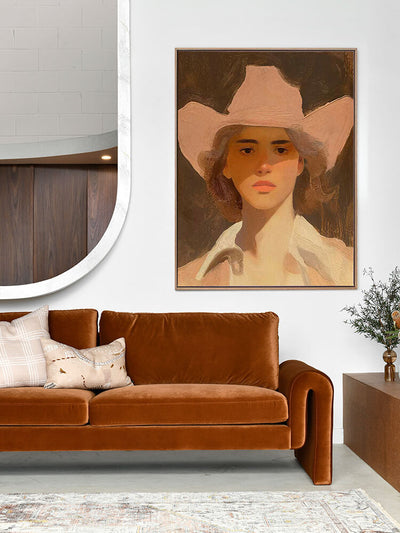 Annie's Dusty Ride Canvas Art Print | Lifestyle