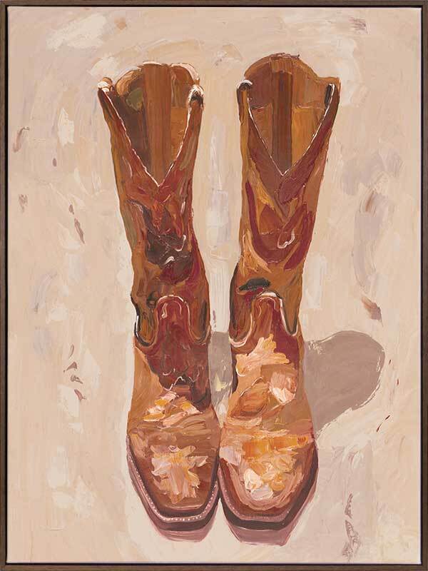 These Boots Were Made For Walking Canvas Art Print