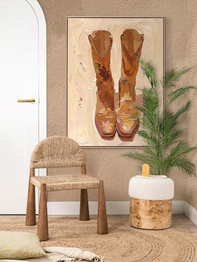 These Boots Were Made For Walking Canvas Art Print | Lifestyle
