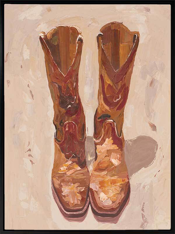 These Boots Were Made For Walking Canvas Art Print