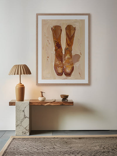 These Boots Were Made For Walking Framed Art Print | Lifestyle