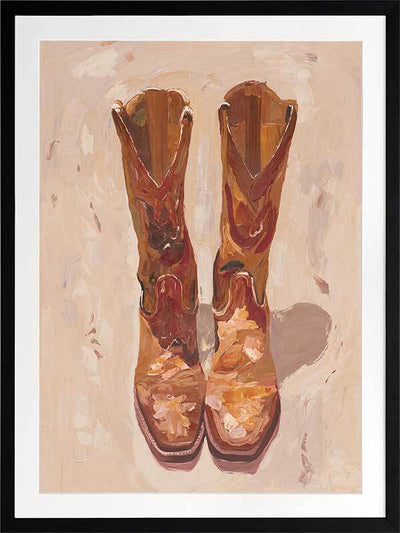 These Boots Were Made For Walking Framed Art Print