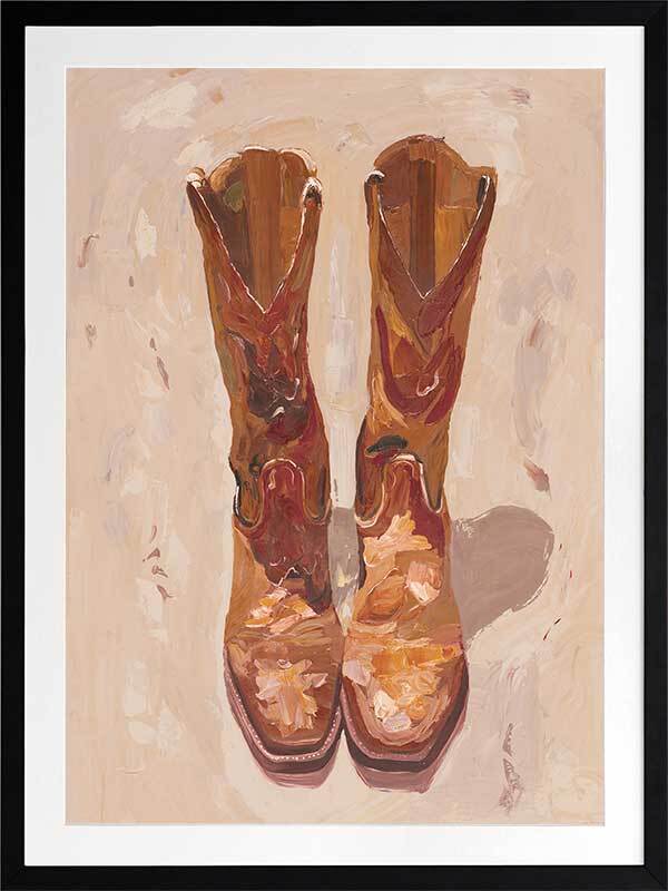 These Boots Were Made For Walking Framed Art Print