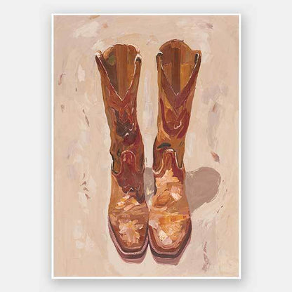 These Boots Were Made For Walking Unframed Art Print