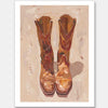 These Boots Were Made For Walking Unframed Art Print