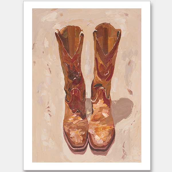 These Boots Were Made For Walking Unframed Art Print