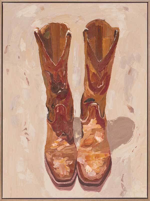 These Boots Were Made For Walking Canvas Art Print