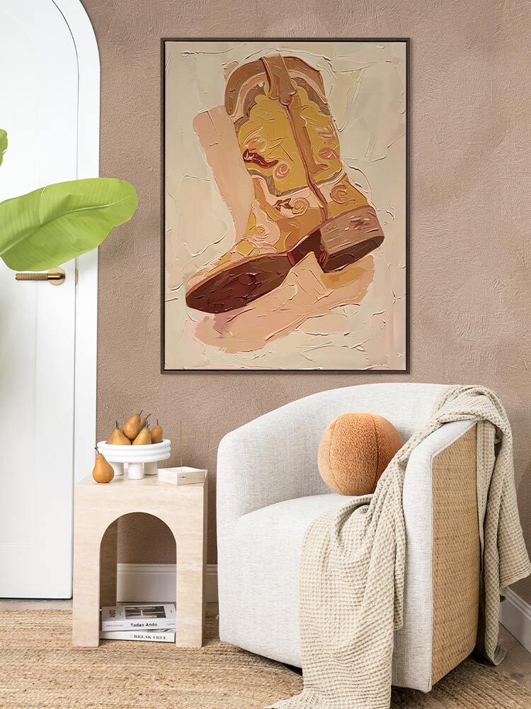 Ranch Boots Canvas Art Print | Lifestyle