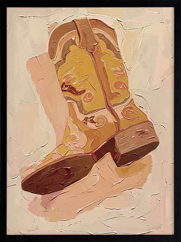 Ranch Boots Framed Art Print