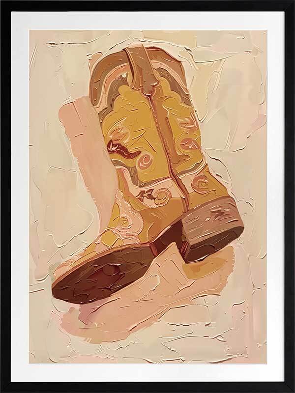 Ranch Boots Framed Art Print