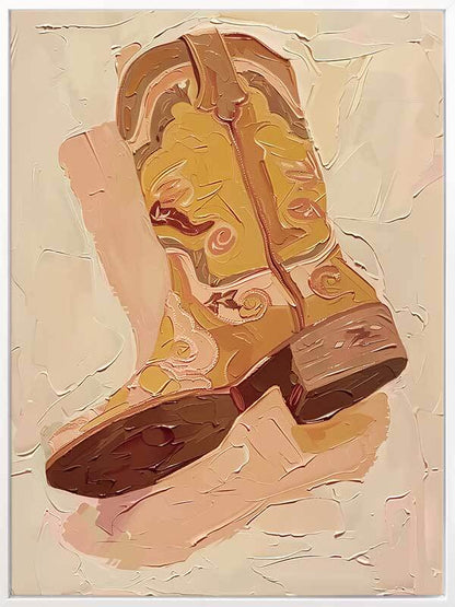 Ranch Boots Canvas Art Print