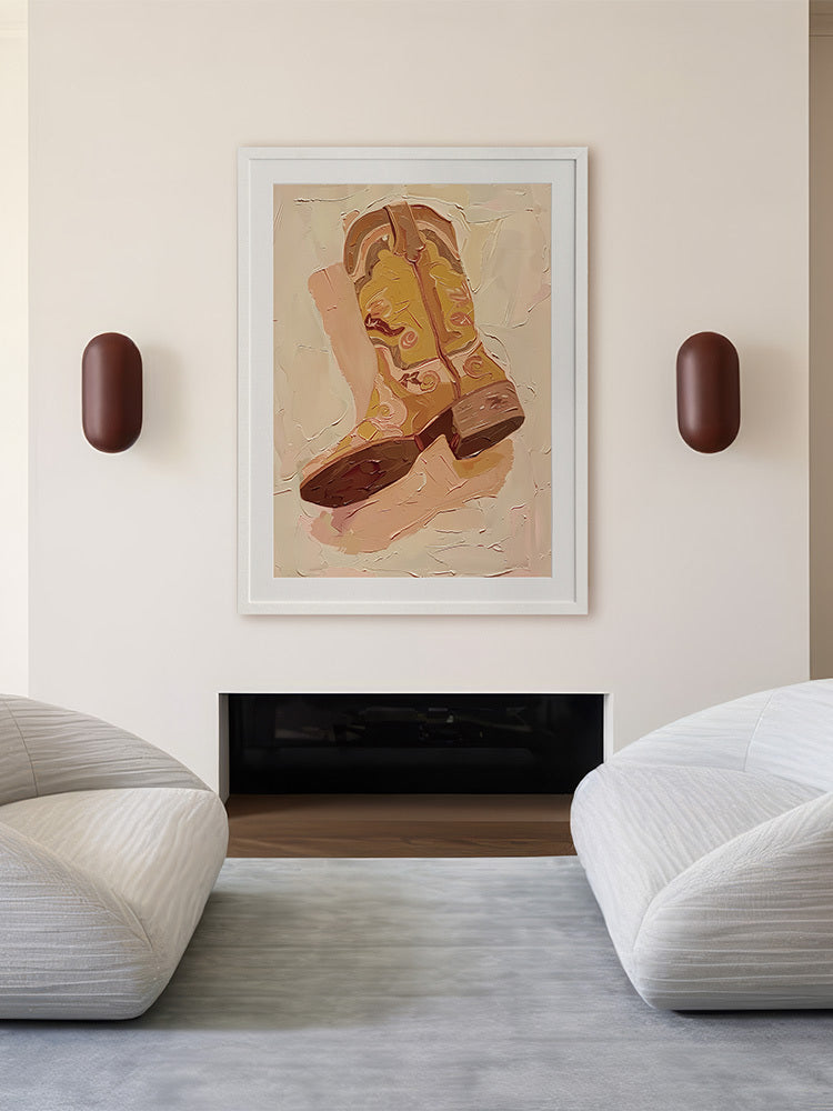 Ranch Boots Framed Art Print