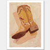 Ranch Boots Unframed Art Print