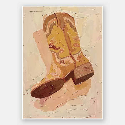 Ranch Boots Unframed Art Print