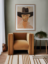 Desert Drifter Cowboy Framed Art Print | Lifestyle
