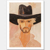 Desert Drifter Cowboy Unframed Art Print