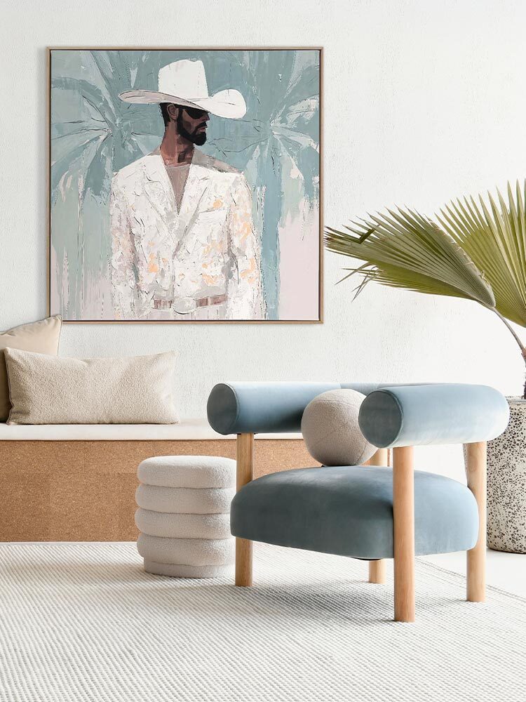 Lone Cowboy I Canvas Art Print | Lifestyle