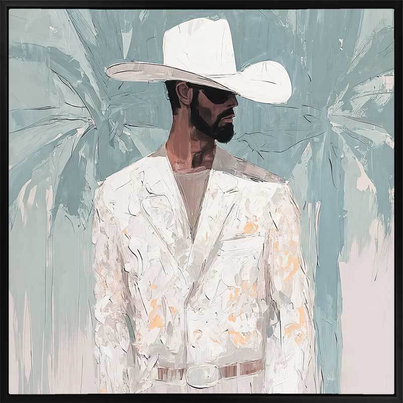 Lone Cowboy I Canvas Art Print
