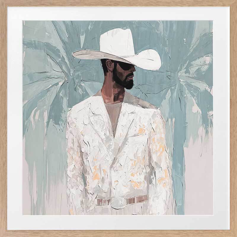 Lone Cowboy I Framed Art Print