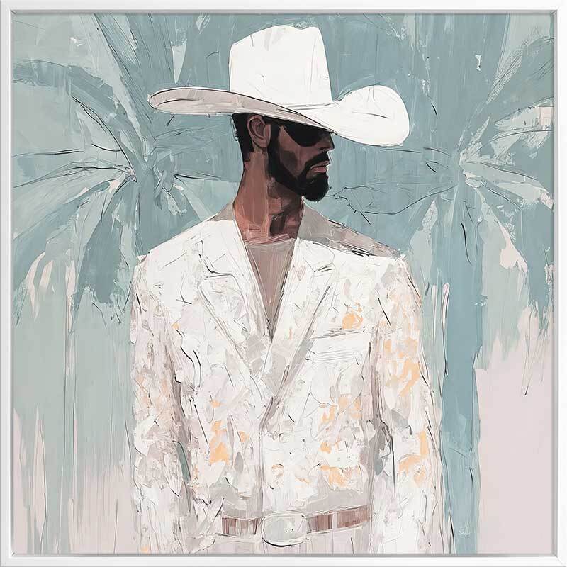 Lone Cowboy I Canvas Art Print