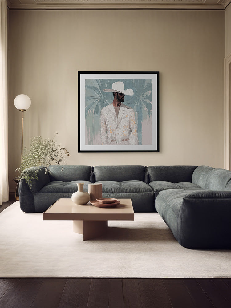 Lone Cowboy I Framed Art Print