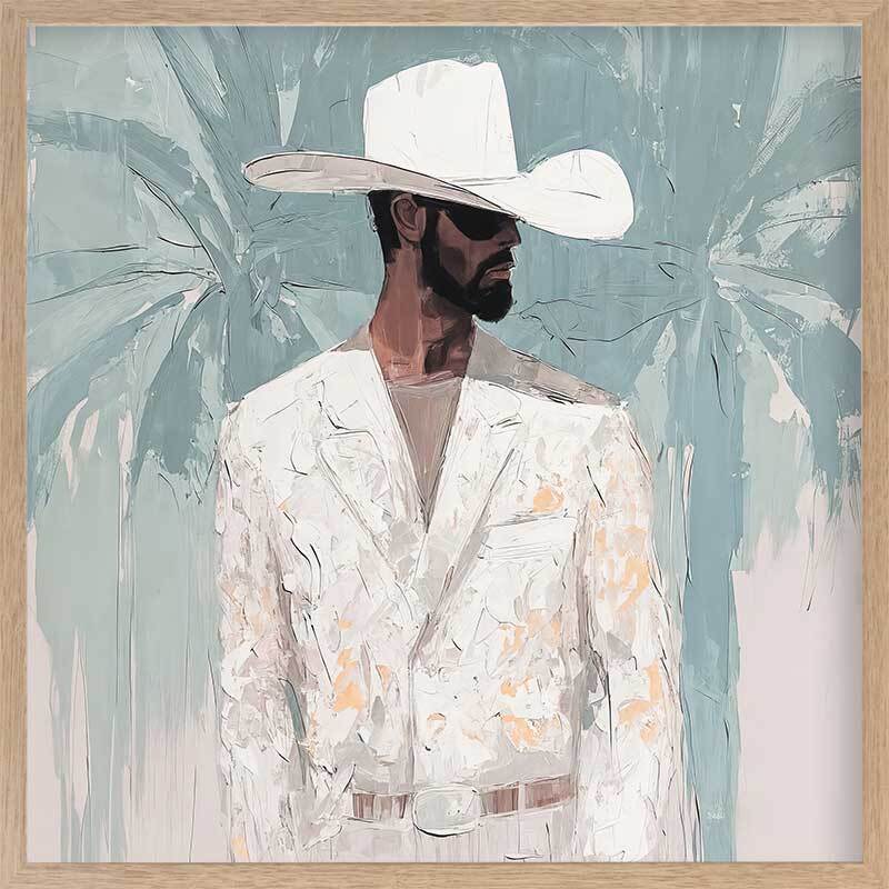 Lone Cowboy I Framed Art Print