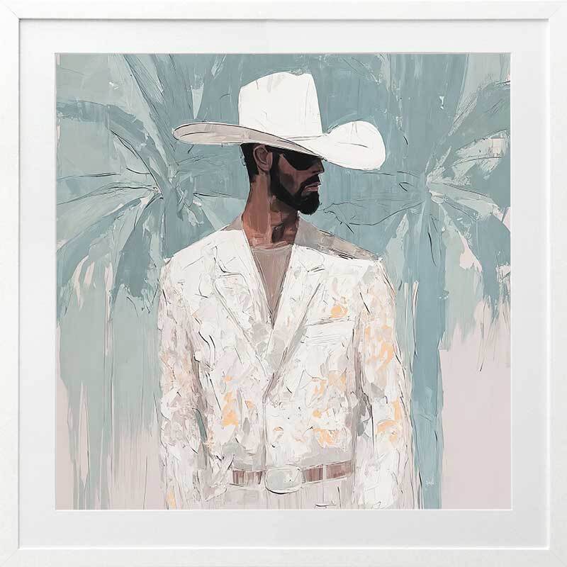 Lone Cowboy I Framed Art Print