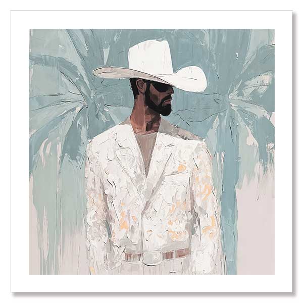 Lone Cowboy I Unframed Art Print