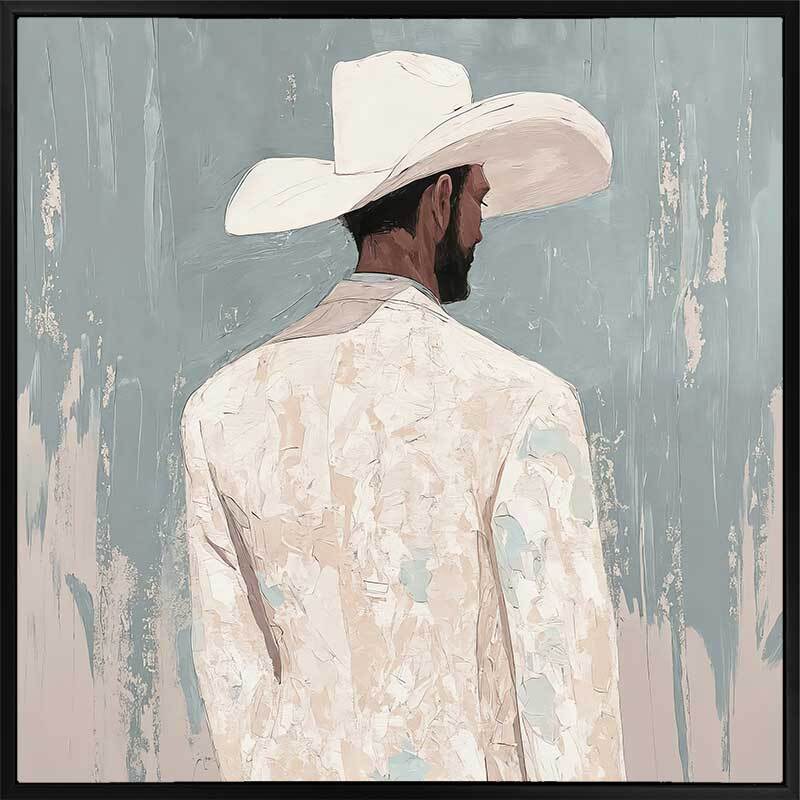 Lone Cowboy II Canvas Art Print