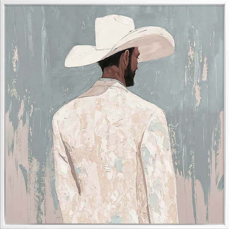 Lone Cowboy II Canvas Art Print