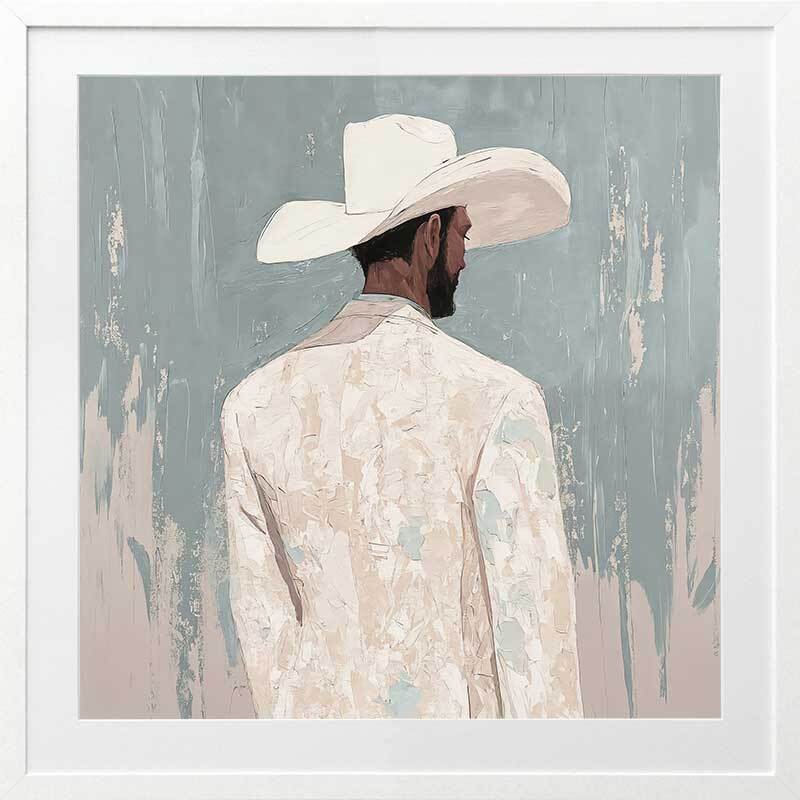 Lone Cowboy II Framed Art Print
