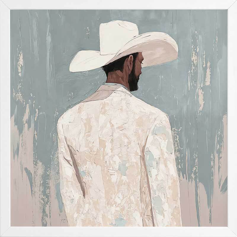 Lone Cowboy II Framed Art Print