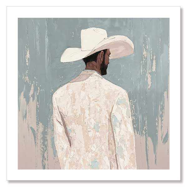 Lone Cowboy II Unframed Art Print