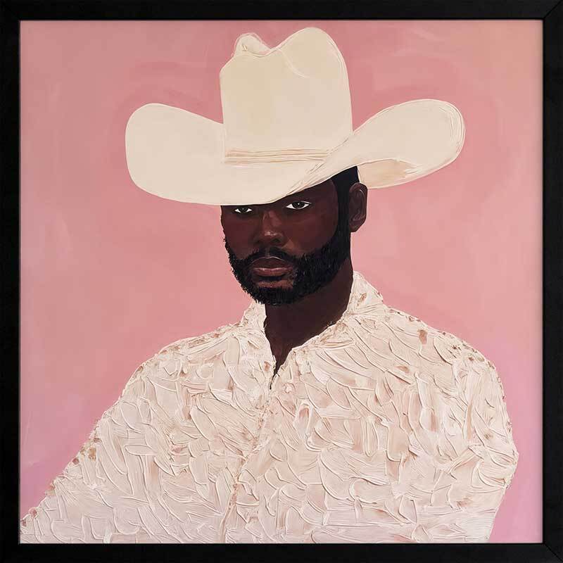 Boundless Cowboy Framed Art Print