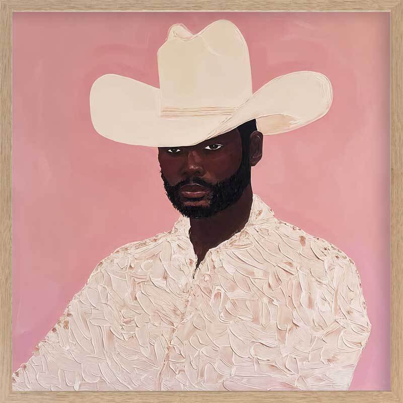 Boundless Cowboy Framed Art Print