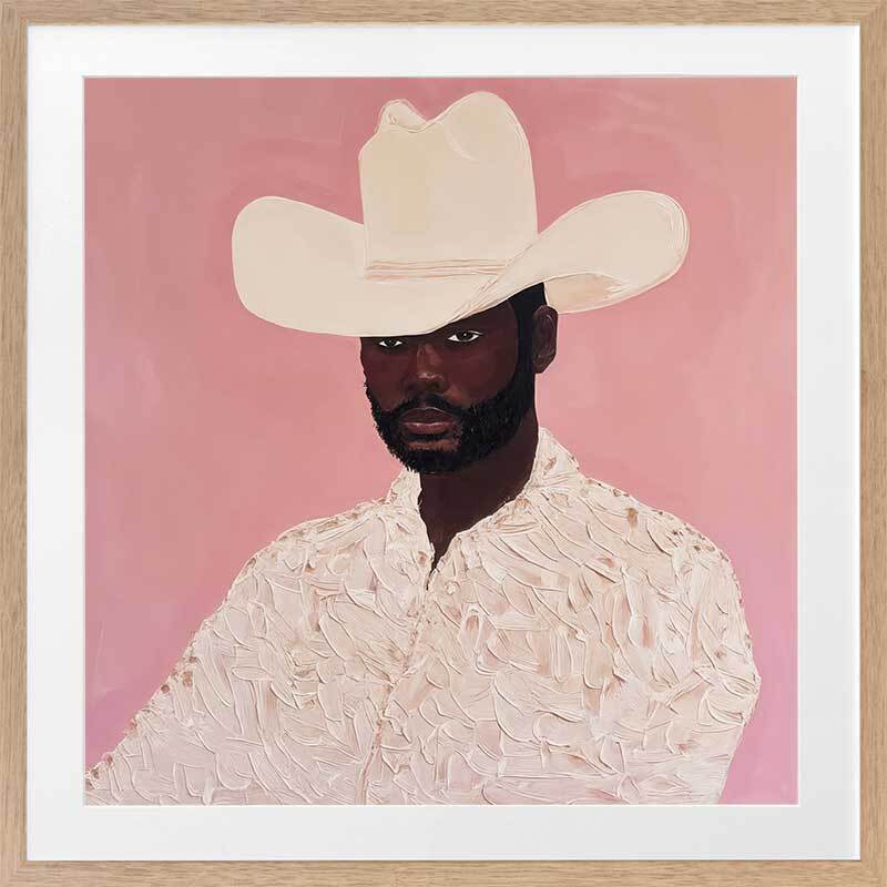 Boundless Cowboy Framed Art Print