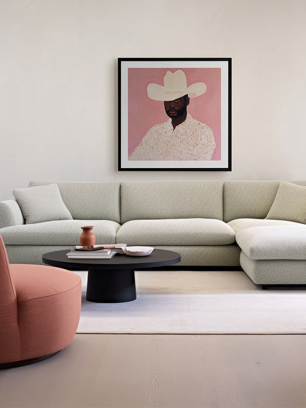 Boundless Cowboy Framed Art Print | Lifestyle