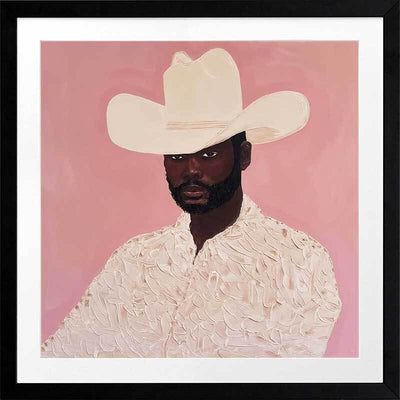 Boundless Cowboy Framed Art Print