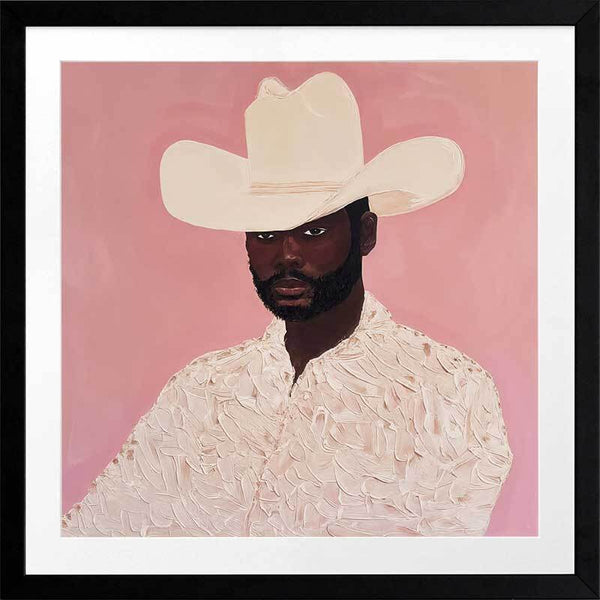 Boundless Cowboy Framed Art Print