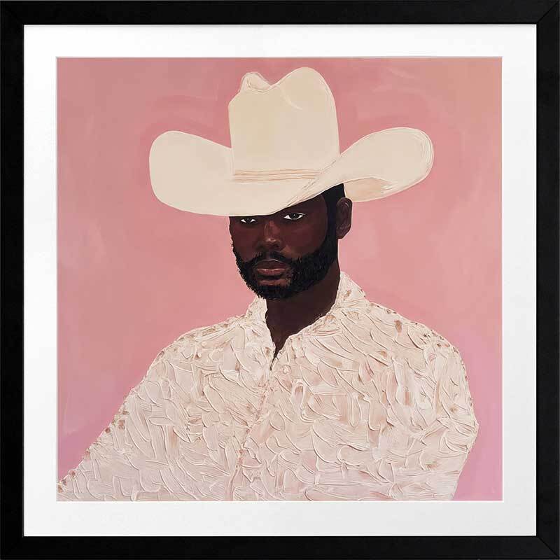 Boundless Cowboy Framed Art Print