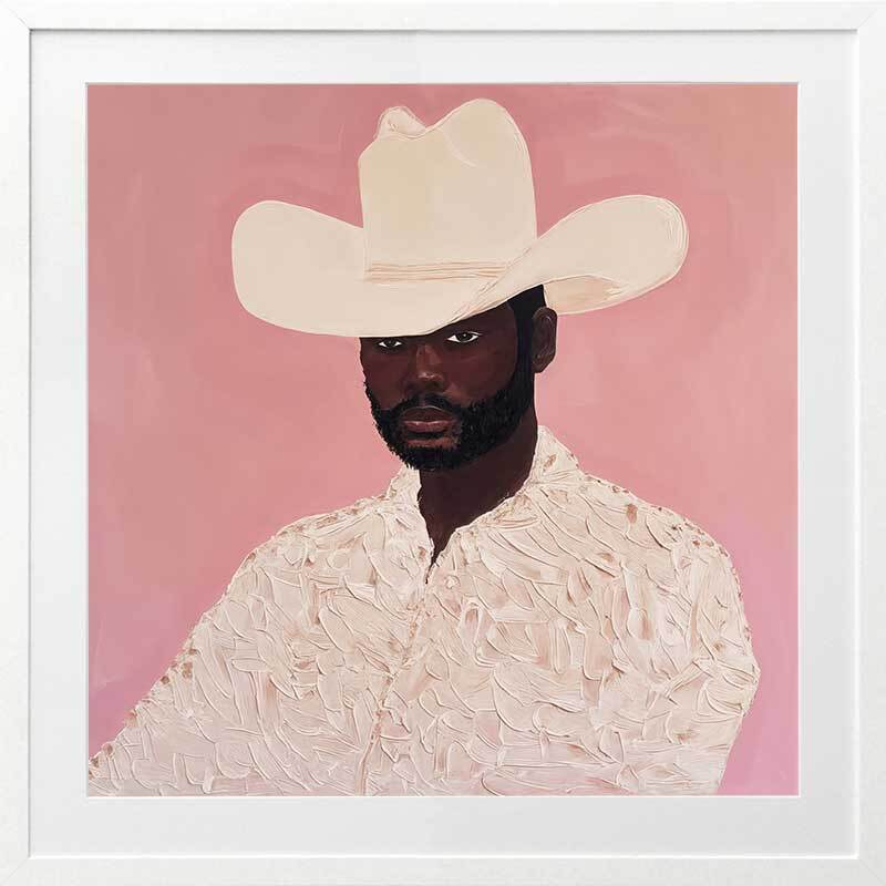 Boundless Cowboy Framed Art Print