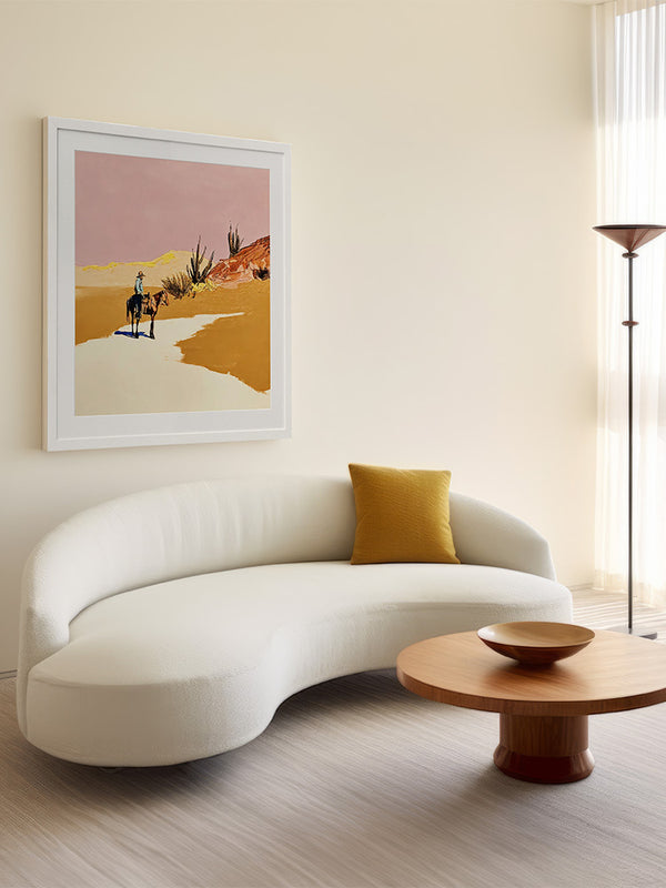 Desert Sunset Framed Art Print | Lifestyle